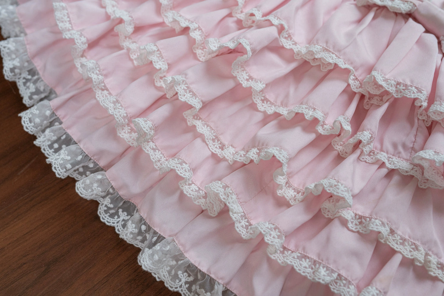 Nn Star~Half Sugar Ism~Sweet Lolita JSK Low Waist Dress With Tiered Hem 43152:768385