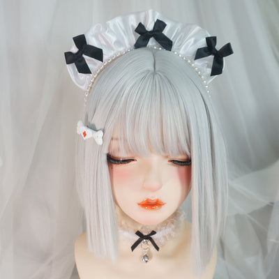 MaoJiang Handmade~Gothic Lolita Maid Headdress and Choker   