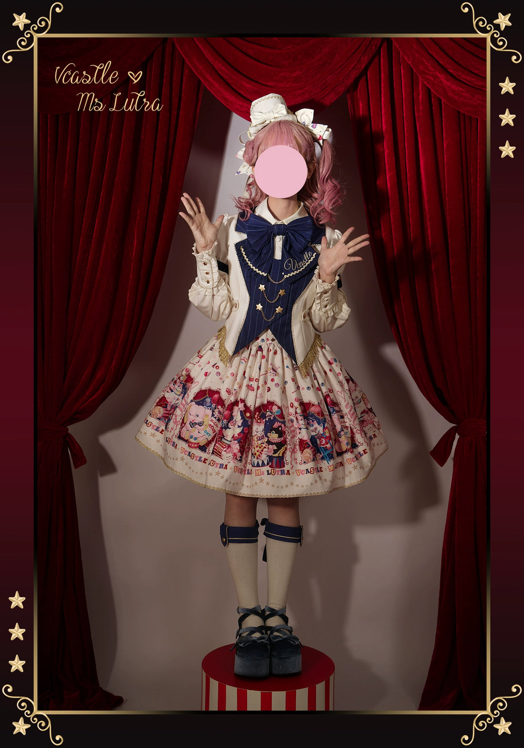 Vcastle~Circus~IP Collab Sweet Lolita Suit and Shirt