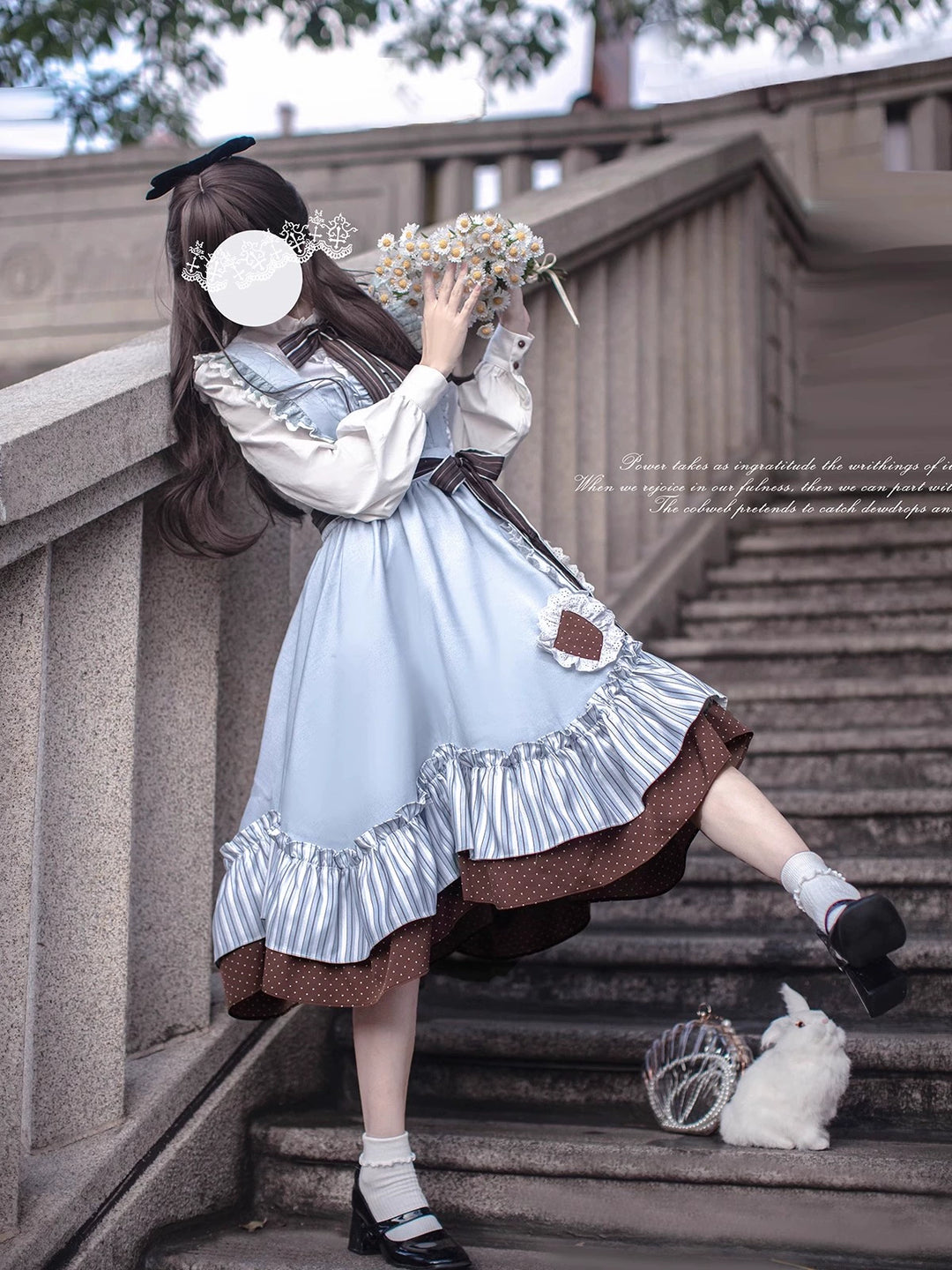 HuTaoMuJK~Magical Vocal Club~Classic Lolita Jumper Skirt Elegant Shirt Suit