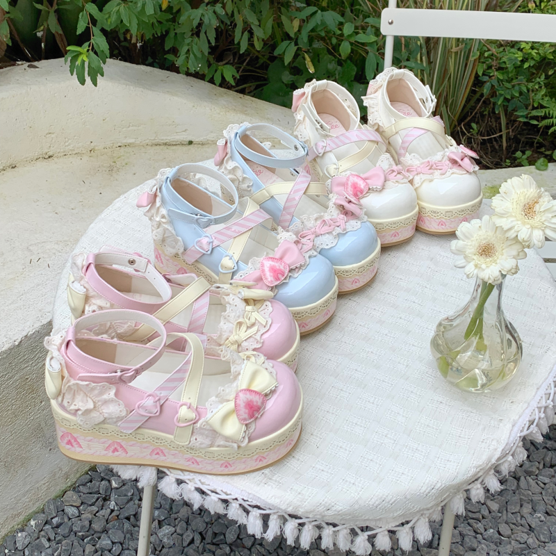 Aimee~Sweet Lolita Shoes High Platform Lolita Shoes 40994:683042