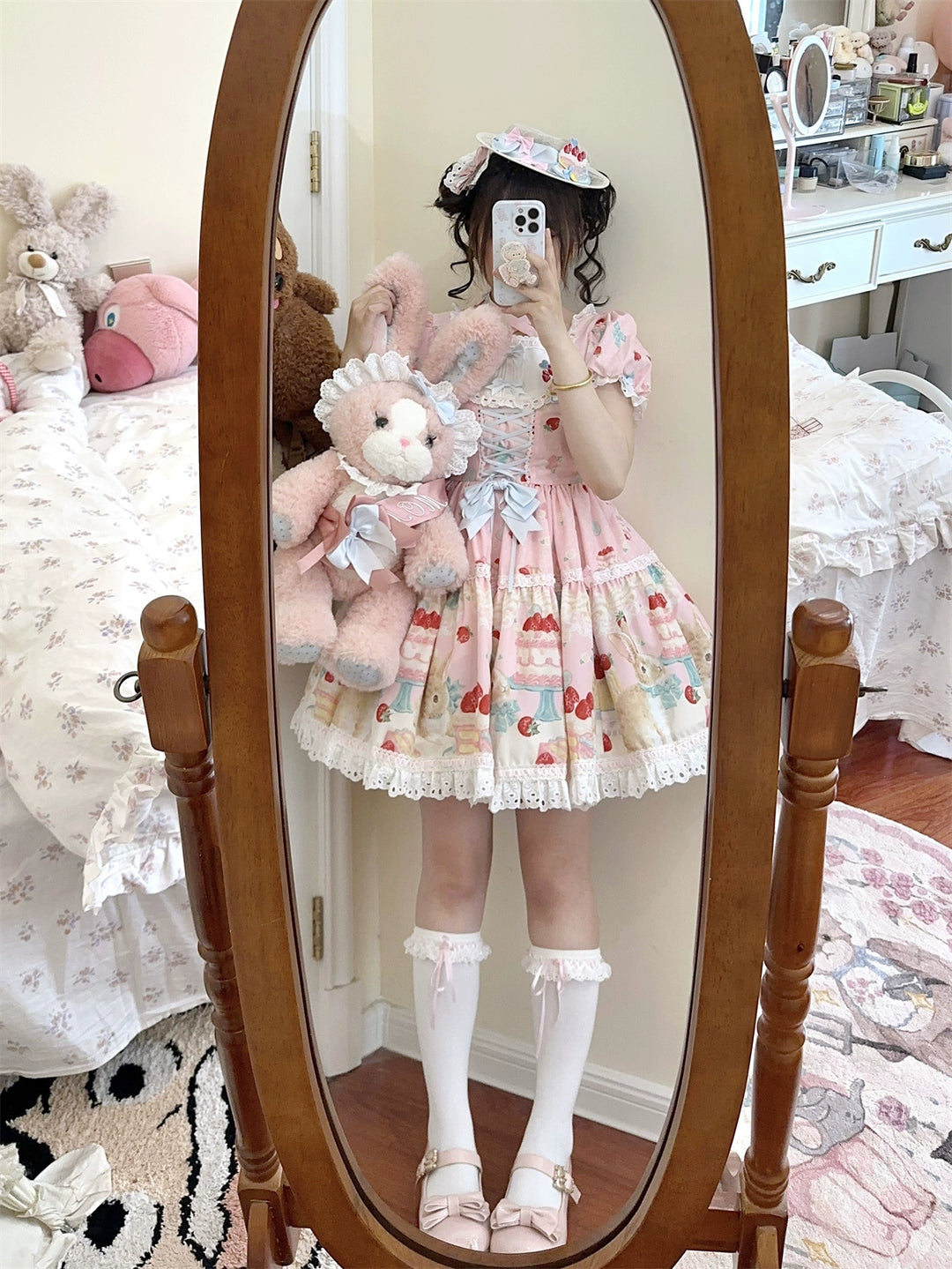 Dark Star Island~Honey Bunny Cake~Sweet Lolita JSK/OP/Strap SK/Shirt 39864:638642