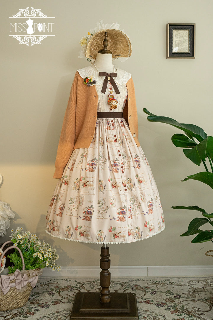 (Buyforme)Miss Point~Forest Lolita Lantern Sleeve OP Casual Dress 29482:342030