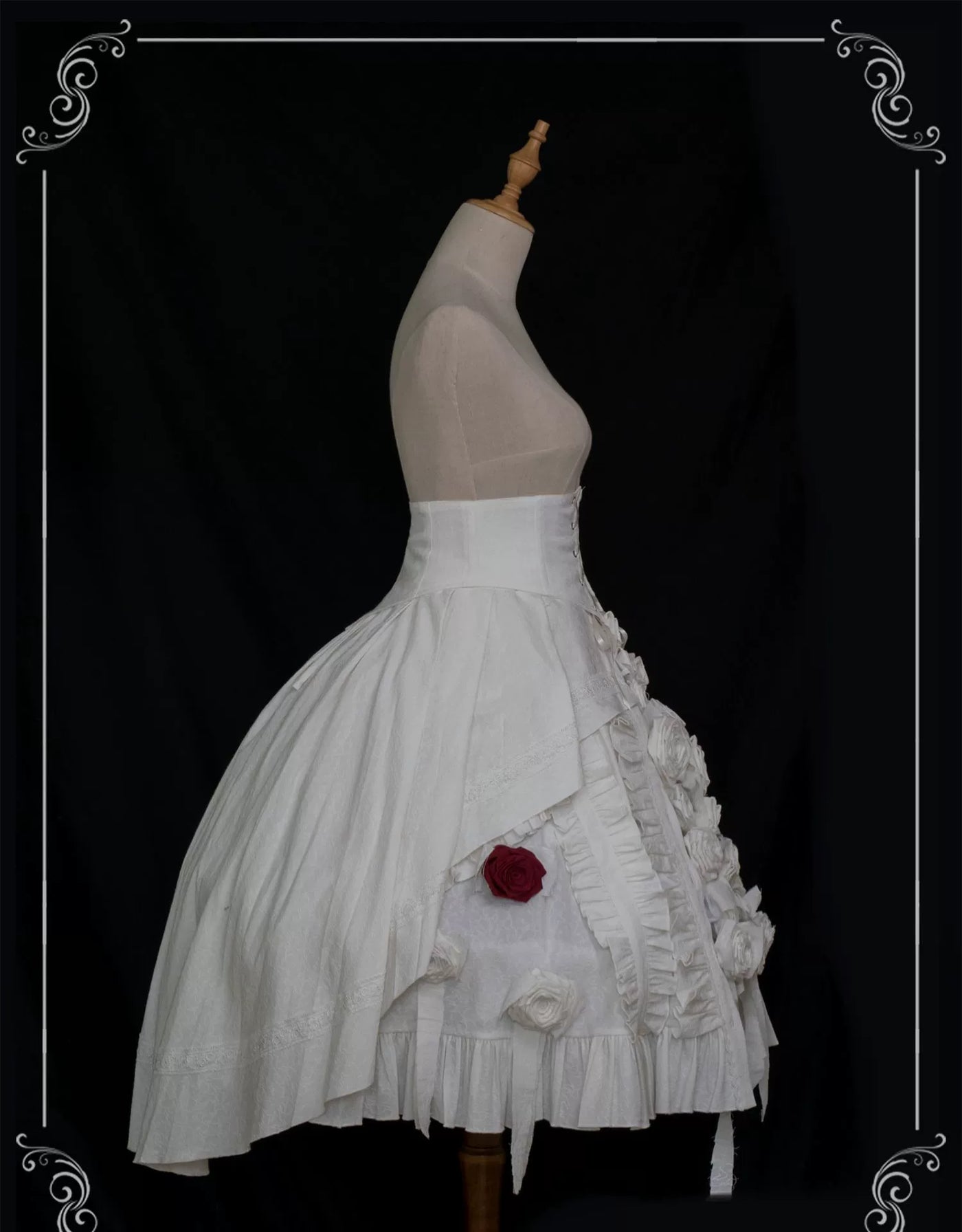 Sweet Dream~Elegant Lolita Wedding Bridal Birdcage SK   