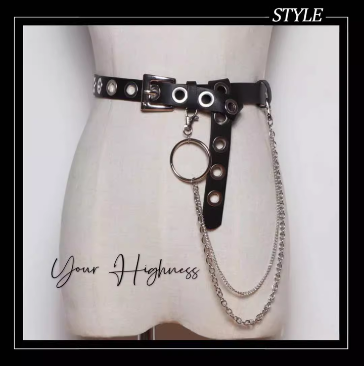 YourHighness~Military Lolita Belt Waist Bag belt only in the picture free size