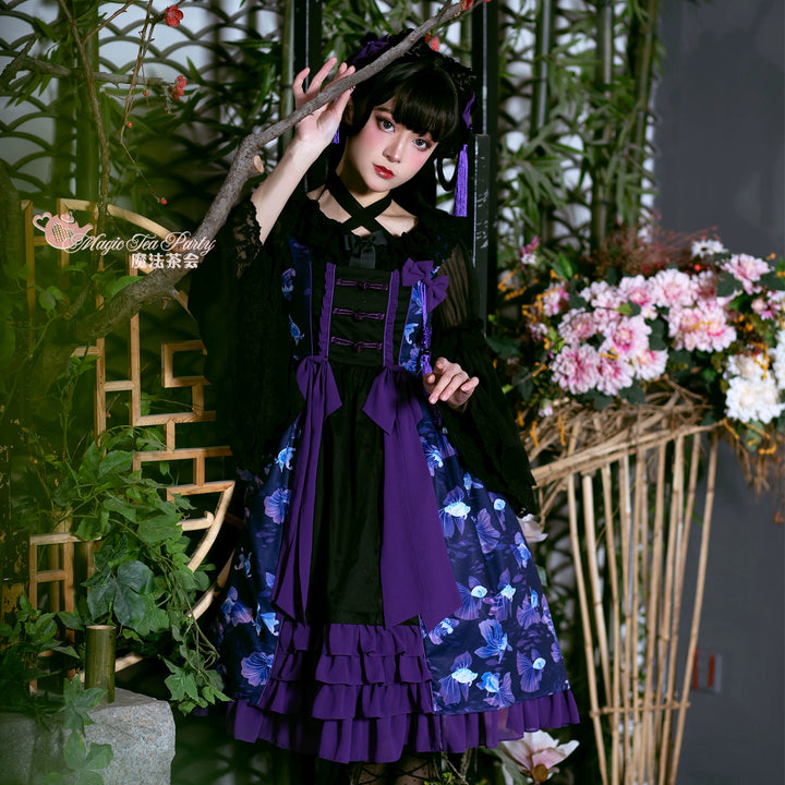 (BFM)Magic Tea Party~Fish Game Dream Chinese Style Lolita Dress Daily JSK   