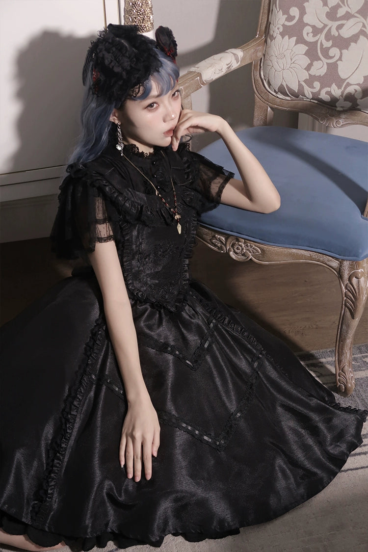 LittlePlum~Gothic lolita JSK Dress Solid Color 33734:436178