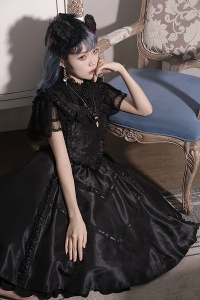 LittlePlum~Gothic lolita JSK Dress Solid Color 33734:436178