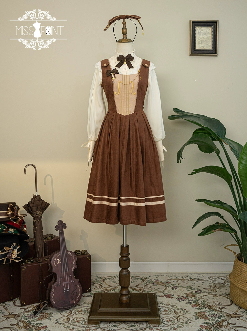 (BFM)Miss Point~Customized Lolita Jumper Dress~Elegant College Lolita JSK   