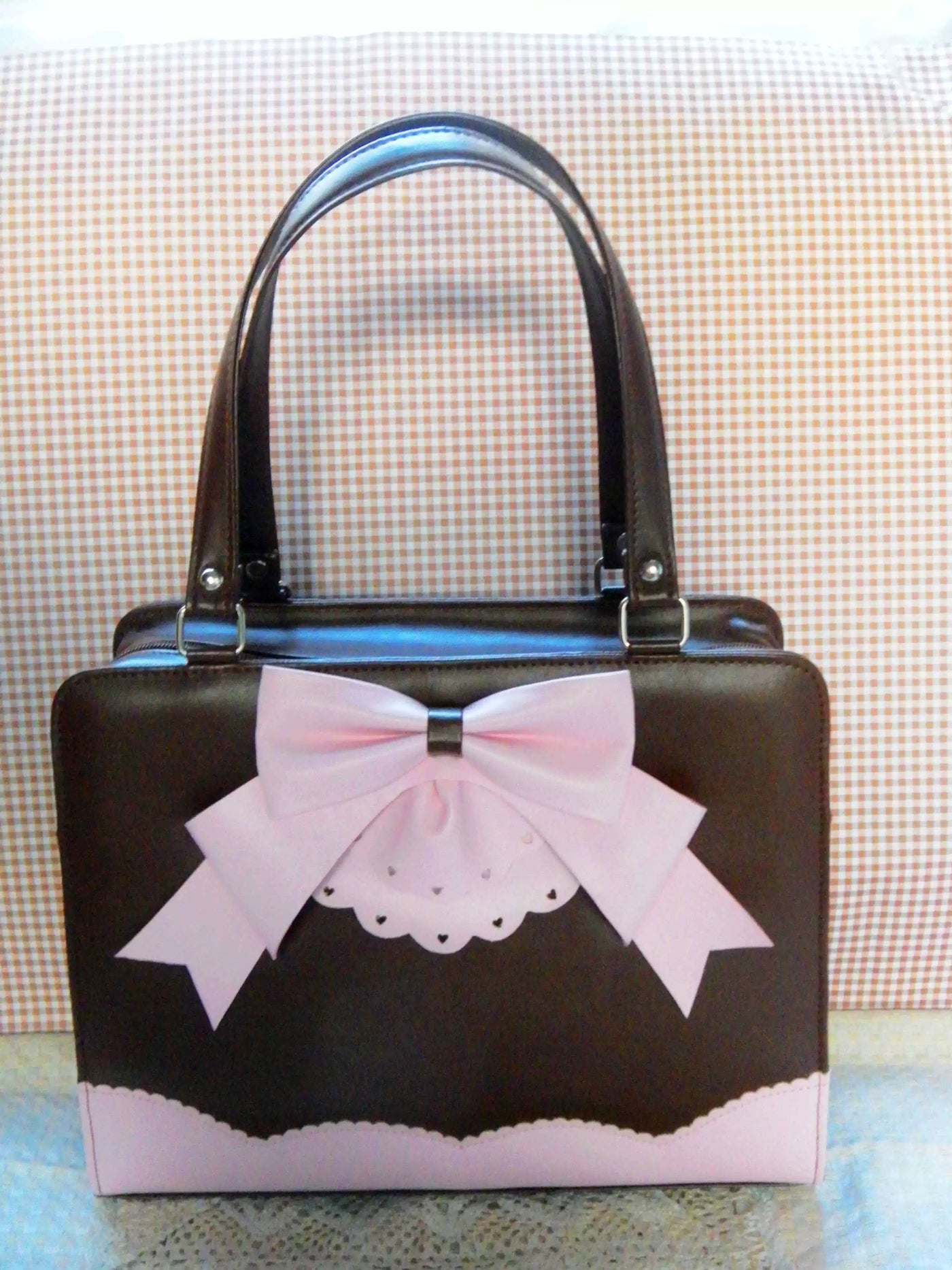 (BFM)Loris~Daily Lolita Bag PU Single-shoulder Bag Chocolate - Pink  