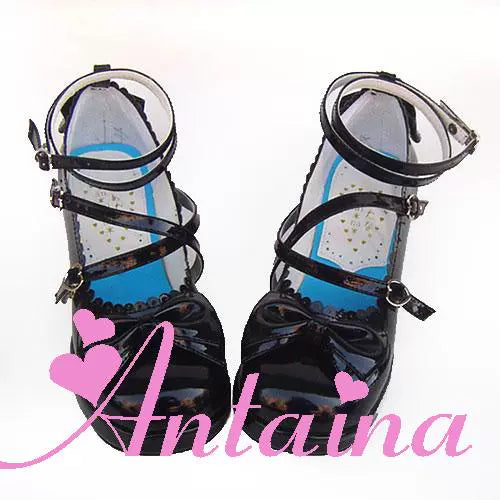 Antaina~Sweet Chunky Heels Lolita Shoes Size 41-44   