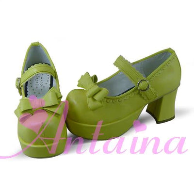 Antaina~Sweet Lolita Shoes Maid Style Lolita Shoes   