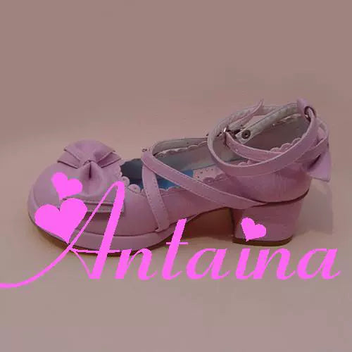 Antaina~Sweet Chunky Heels Lolita Shoes Size 41-44   