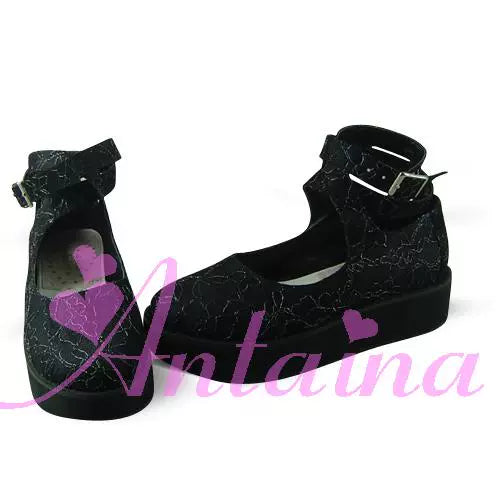 (BFM)Antaina~Punk Lolita High Platforms Shoes Lolita Ankle Strap Shoes   