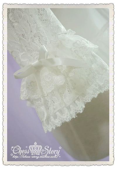 Chess Story~Le jardin de versailles~Elegant Lolita Lace Mid-Sleeve Shirt   