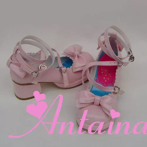 Antaina~Sweet Chunky Heels Lolita Shoes Size 37-40   