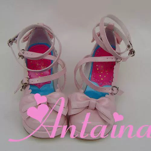 Antaina~Sweet Chunky Heels Lolita Shoes Size 41-44   