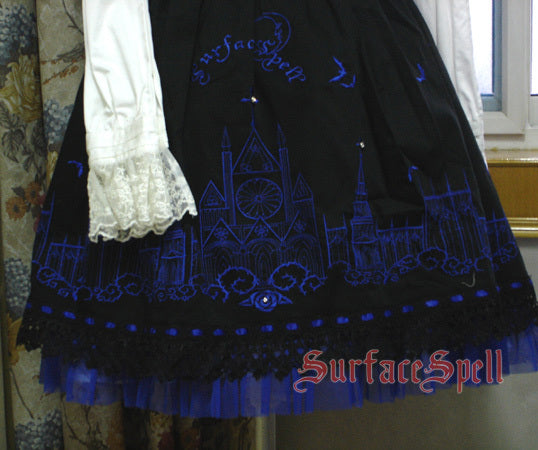Surface Spell~Gothic Moonlight Cathedral Underbust Embroidered JSK   