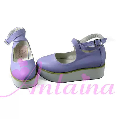 (BFM)Antaina~Punk Lolita High Platforms Shoes Lolita Ankle Strap Shoes   