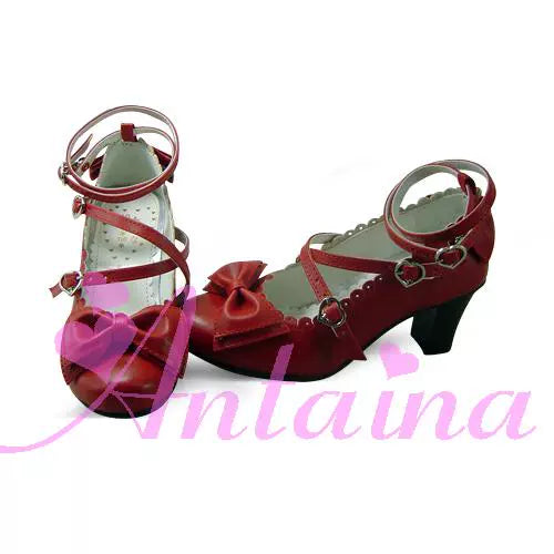 Antaina~Lolita Tea Party Heels Shoes Size 37-40 4046:573954