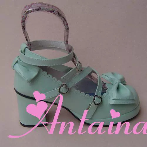 Antaina~Sweet Chunky Heels Lolita Shoes Size 37-40   