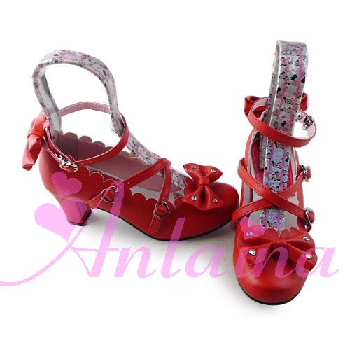Antaina~Lolita Tea Party Heels Shoes Size 37-40 4046:573842