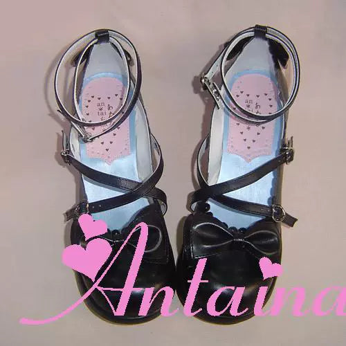 Antaina~Sweet Chunky Heels Lolita Shoes Size 37-40   