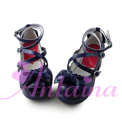Antaina~Sweet Chunky Heels Lolita Shoes Size 41-44   