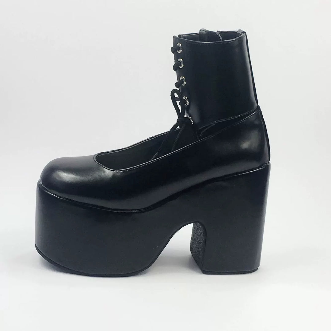 Antaina~Customized British Style High Platform Shoes