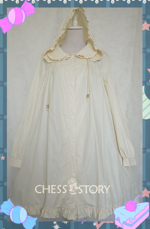 Chess Story~Sweet Rainbow~Elegant Lolita Raincoat Loose Windbreaker   