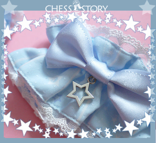 Chess Story~Dreamy Starry Night~Sweet Lolita Star pattern Gradient Cuffs   