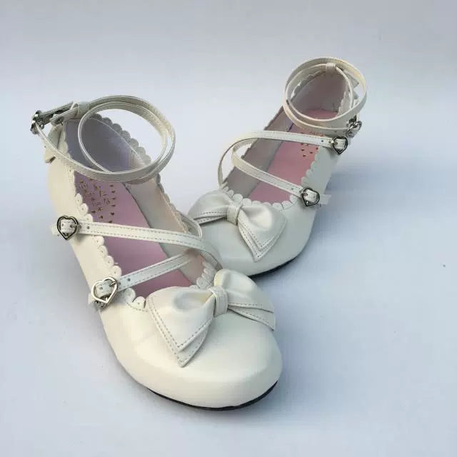 Antaina~Lolita Tea Party Heels Shoes Plus Size 45-48   