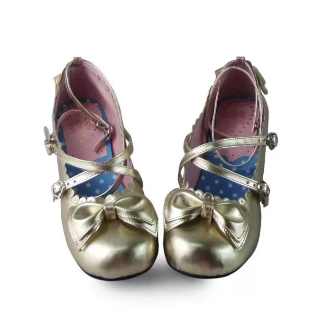 Antaina~Lolita Tea Party Heels Shoes Plus Size 45-48   