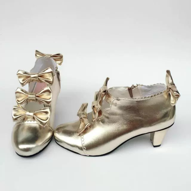 Antaina - Sweet Lolita Shoes High-Top Shoes Customized Heel Height
