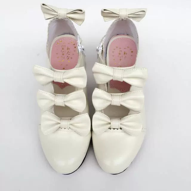 Antaina - Sweet Lolita Shoes High-Top Shoes Customized Heel Height