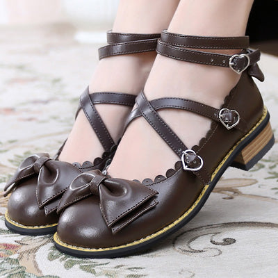 Sosic - Sweet Lolita Low Heel Shoes Multicolors