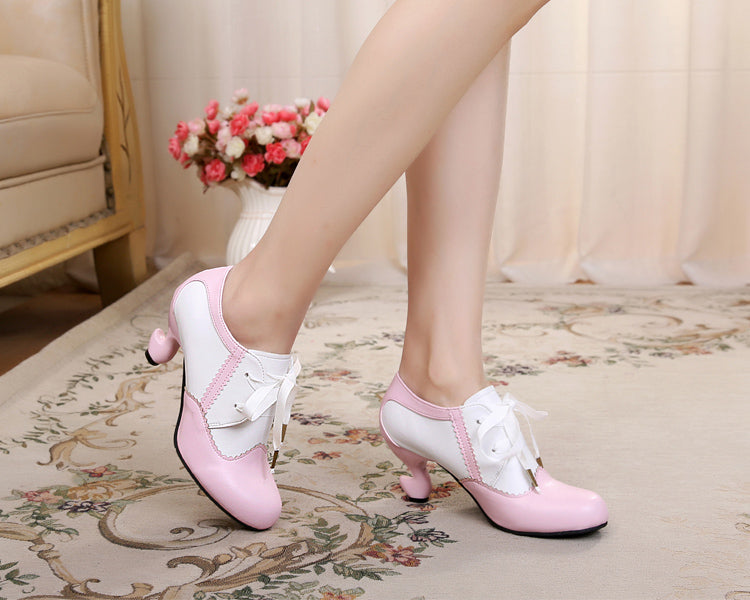 Sosic~Sunset Shade Ancient~Summer Sweet Lolita Retro Shoes 12930:171698