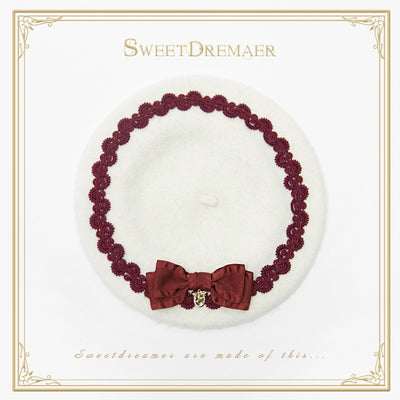 SweetDreamer~Vintage Lolita Beret Woolen Beret for Autumn/Winter Wear   
