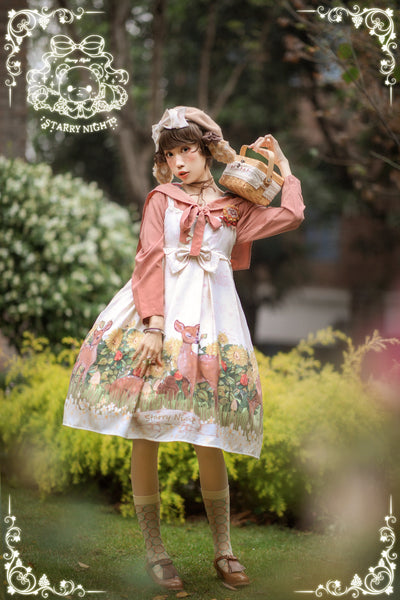 November Sakuya~Starry Night~Daily Kawaii Lolita Dress and Blouse   