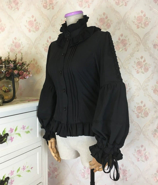 Princess tailor lolita - Hime-Sleeve Gothic Lolita Blouse, Adjustable Cuffs