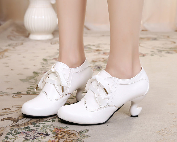 Sosic - Sunset Shade Ancient - Summer Sweet Lolita Retro Shoes white 41