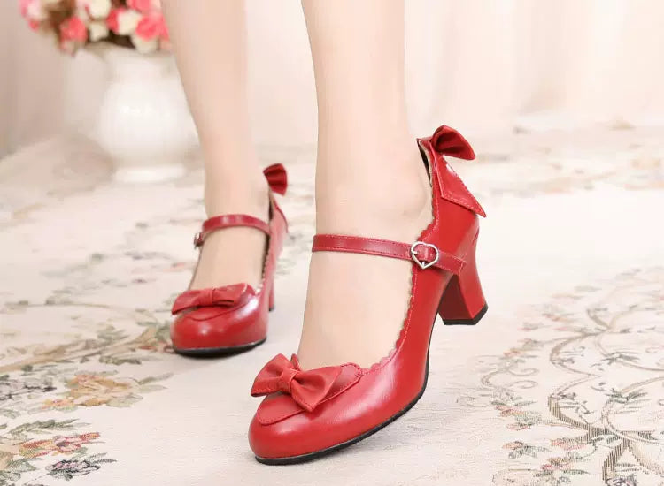 Sosic~Kawaii Lolita Round Toe Shoes 4590:579050