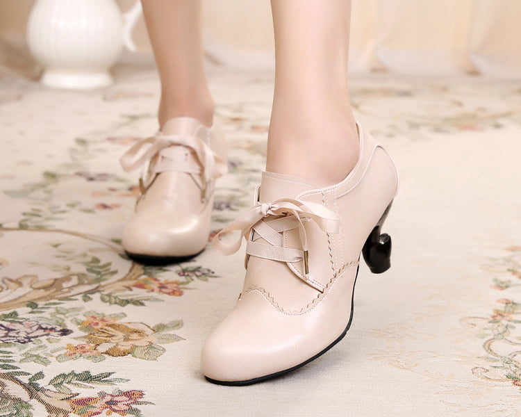 Sosic - Sunset Shade Ancient - Summer Sweet Lolita Retro Shoes beige 41