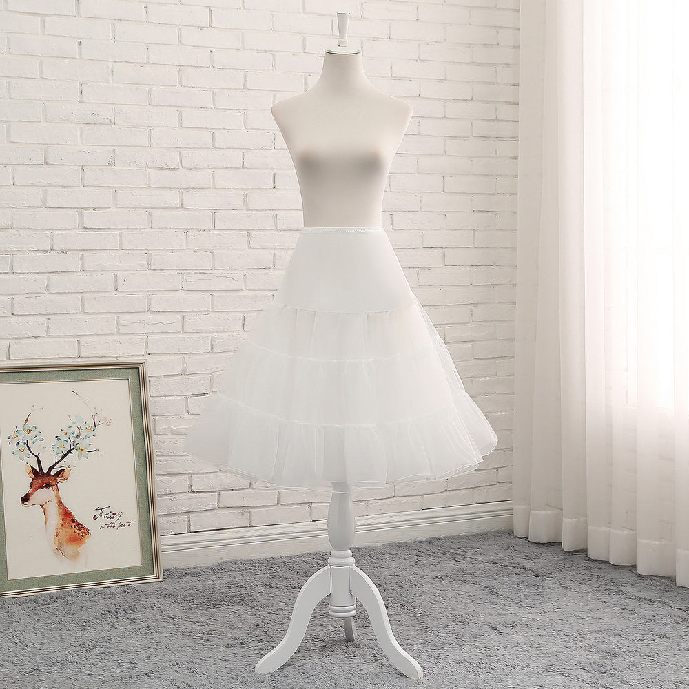 Manyiluo~Cosplay Medium-length Boneless Lolita Skirt Petticoat 15122:204856