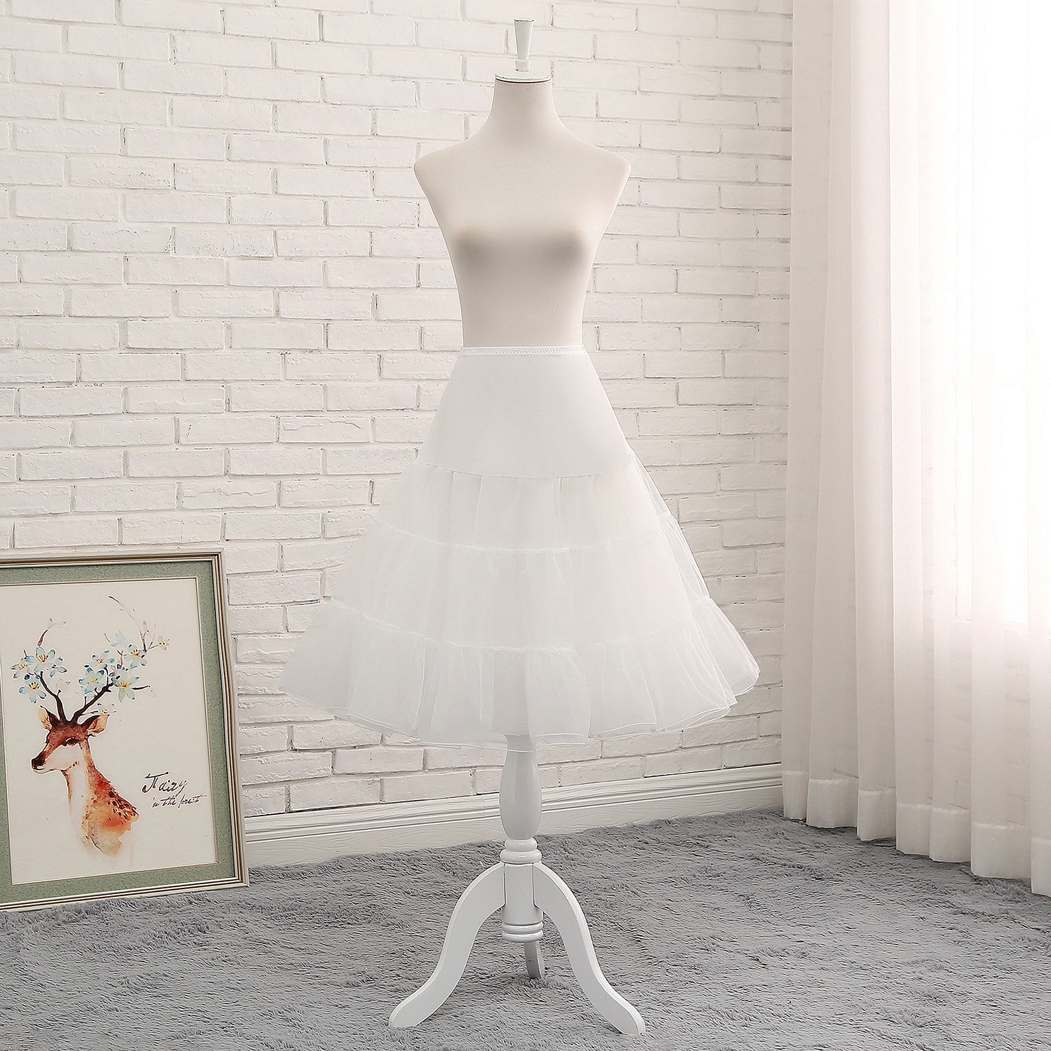 Manyiluo - Cosplay Medium-length Boneless Lolita Petticoat