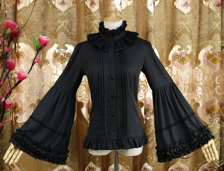 DMFS Lolita - Ever-Changing Enchantress - Classic Lolita Blouse, Tightening Hime Sleeve 44208:798645