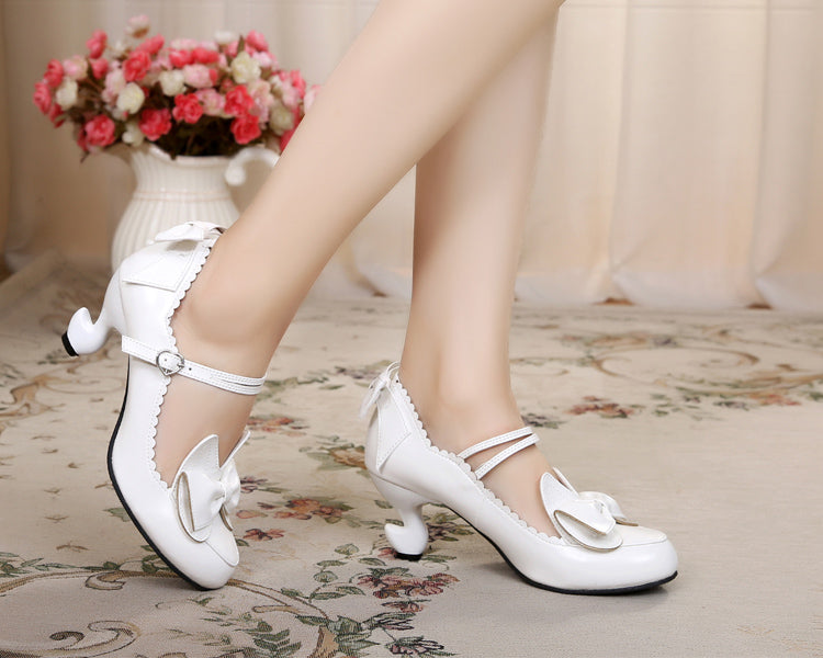 Sosic~High-Heeled Sweet Lolita Leather Shoes 12932:166138