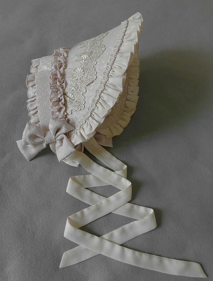 Victoria Doll - Vintage Lolita Adjustable Bonnet Multicolor