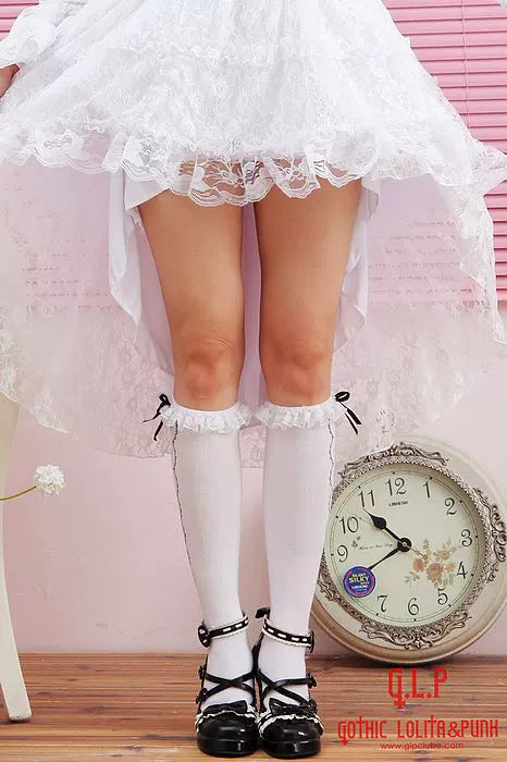 (BFM)G.L.P~Sweet Lolita Dress Lace Long Sleeve Dress   