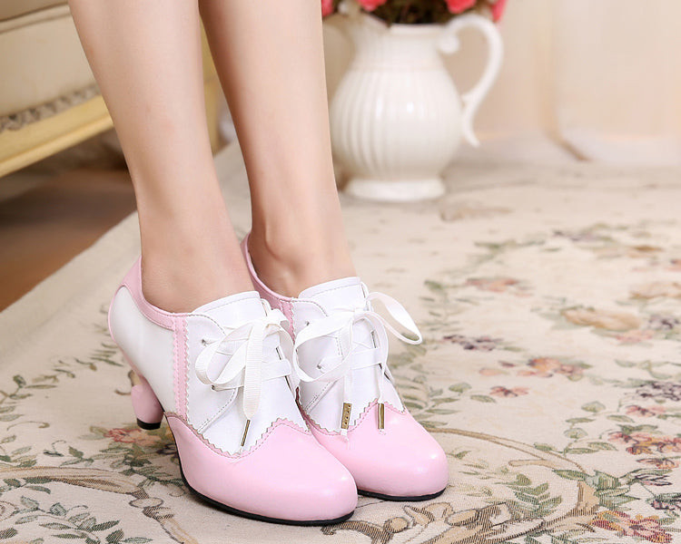 Sosic~Sunset Shade Ancient~Summer Sweet Lolita Retro Shoes 12930:171700